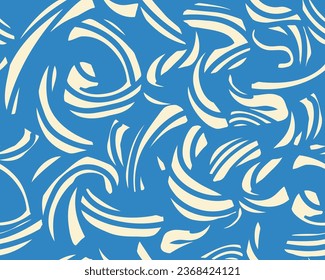Abstract, simple, trendy pattern with vector hand drawn shape, large line texture. Modern contemporary print. Template for design, fashion, interior decor, textile, fabric, wallpaper