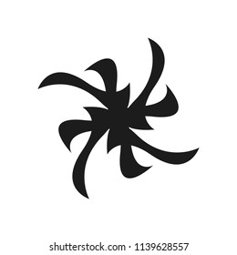 Abstract simple tribal sign. Graphic tattoo design.