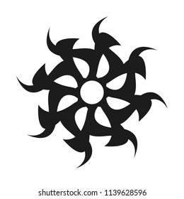 Abstract Simple Tribal Sign Graphic Tattoo Stock Vector (Royalty Free ...