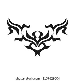 Abstract Simple Tribal Sign Graphic Tattoo Stock Vector (Royalty Free ...