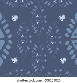 Abstract simple vector ethnic seamless pattern texture