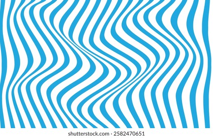 abstract simple vertical blue line wave pattern can be used background.