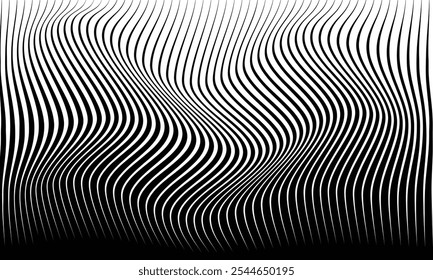 abstract simple vertical corner thin line wave pattern.