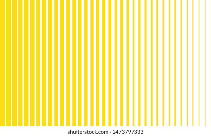 abstract simple vertical thin to thick yellow repeat line pattern can be used background.