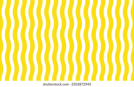 abstract simple vertical yellow smooth wavy line pattern can be used background.