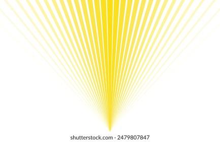 abstracto simple Vertical amarillo blanco delgado a grueso inflar patrón.