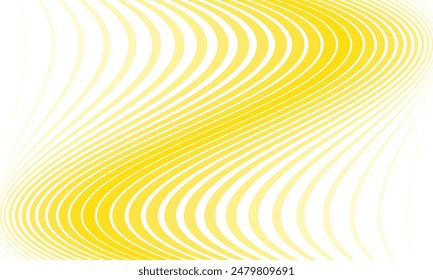 abstract simple vertical yellow white thin to thick wavy pattern.