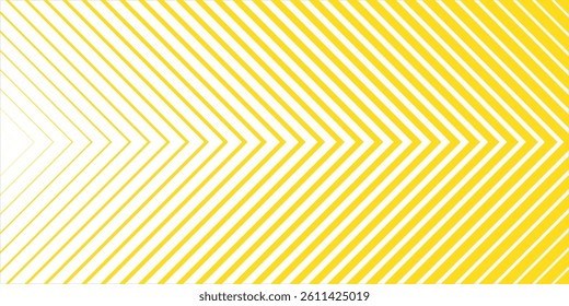 abstract simple vertical yellow white thin to thick corner wave line pattern.