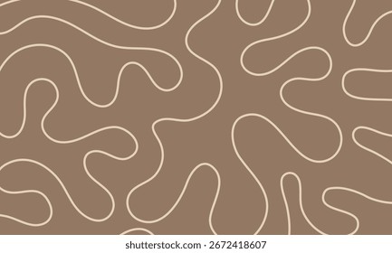 abstrakte einfache Vintage unregelmäßige Linienmuster Design.
