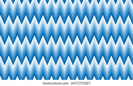abstract simple white blue horizontal wave line pattern can be used background.