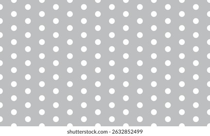 abstract simple white dot pattern on grey can be used background.