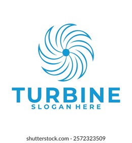 abstract simple windmill vector logo