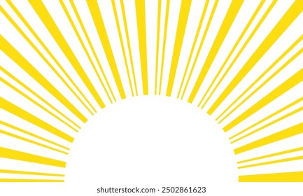 abstract simple yellow arc line pattern can be used background.