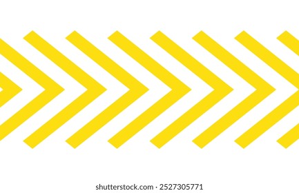 abstract simple yellow arrow direction line art can be used background.