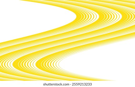 abstract simple yellow big to small flag line pattern can be used background.