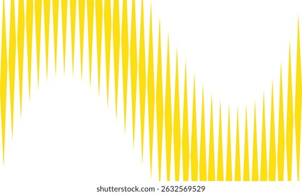 abstrato simples amarelo grande a pequena bandeira padrão de linha pode ser usado fundo.