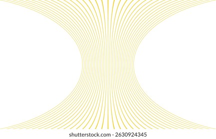 abstract simple yellow bulge line pattern can be used background.