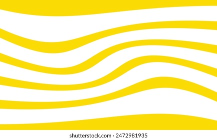 abstracto simple amarillo Horizontal patrón de línea de torsión se puede utilizar de fondo.