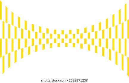 abstract simple yellow irregular line bulge pattern art can be used background.