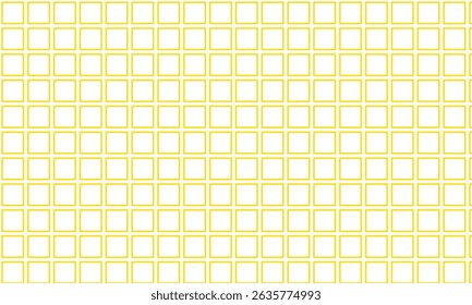 El patrón de forma de rectángulo de contorno amarillo simple abstracto se puede usar como fondo.