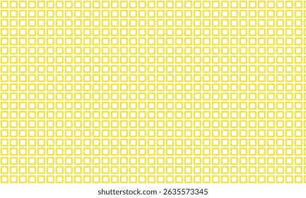 abstract simple yellow outline square dot pattern art can be used background.