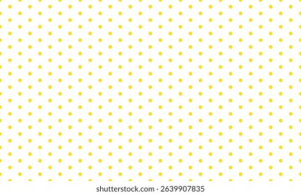 abstract simple yellow polka dot pattern can be used background.