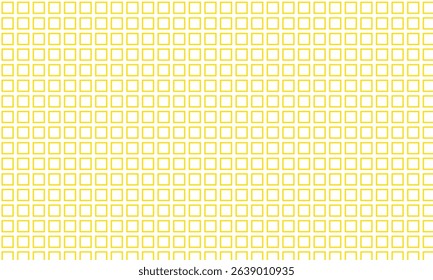 abstract simple yellow square outline dot pattern can be used background.
