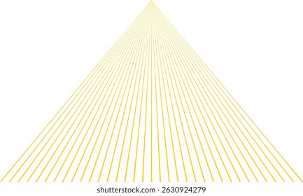 abstrato simples amarelo padrão de linha triangular pode ser usado fundo.