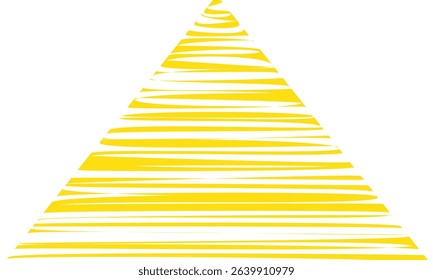 abstract simple yellow tweak line triangle pattern art can be used background.
