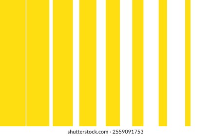 abstract simple yellow vertical big to small line pattern can be used background.