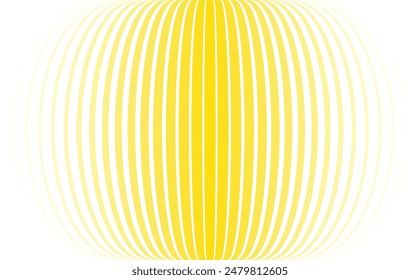 abstract simple yellow white thin to thick bulge pattern.