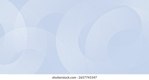 Abstract sinple blue art background with circle elements. Digital technology poster modern