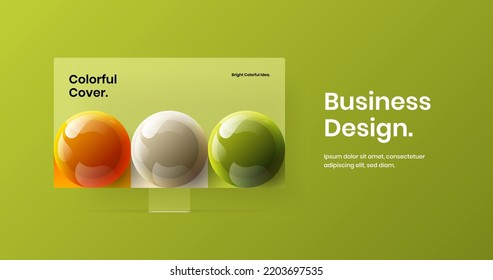 Abstract site screen vector design layout. Simple monitor mockup web project illustration.