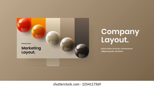 Abstract site vector design illustration. Isolated monitor mockup web project concept.