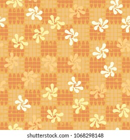 Abstract six-color pattern. Fashionable texture. Seamlessly editable background.