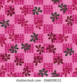 Abstract six-color pattern. Fashionable texture. Seamlessly editable background.