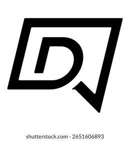 
ícone de vetor de logotipo de esboço abstrato