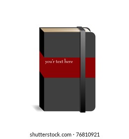 Abstract sketchbook with stripes and space for text