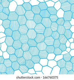 Abstract sketched honeycomb seamless 