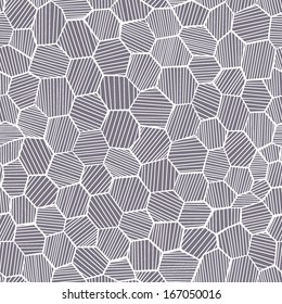 Abstract sketched honeycomb seamless 