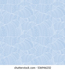 Abstract sketchy decorative doodles hand drawn ethnic pattern. Contour detailed, with lots of lines background. 