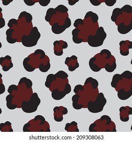 Abstract skin animal seamless pattern. Leopard, cheetah print. Repeating background texture. Fabric design. Wallpaper - vector 