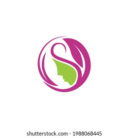 Abstract Skin care logo design