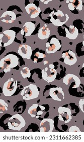 leopardo de la piel abstracto para tejido o adorno de la casa