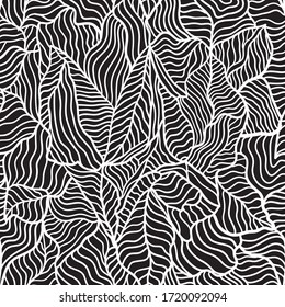 Abstract Skin Texture Of Zebra Hide Pattern