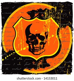 abstract skull