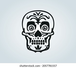 Abstract skull mask for halloween and horror time