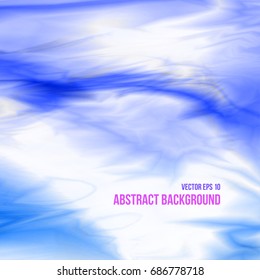Abstract sky background in blue and white colors. Vector EPS 10