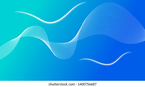 Abstract sky background with seagulls
