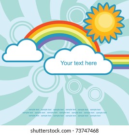 abstract sky background. vector illustration